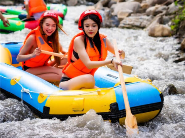 【千佛山漂流1日游】成都周边一日游夏季清凉千佛山漂流之旅（含漂流费）